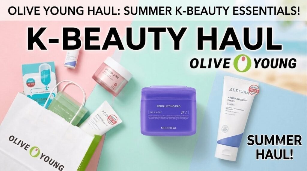 Olive Young August 2026 Sale Guide Mediheal PDRN Pad and Aestura Cream