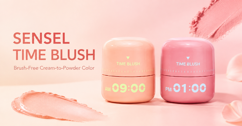 Hince Nu Glow White Cushion compact open, showing the cushion pan and puff.